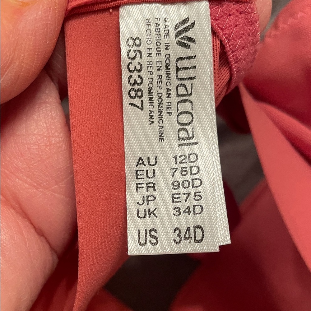 Wacoal adobe putty colored bra size 34D - Picture 6 of 7
